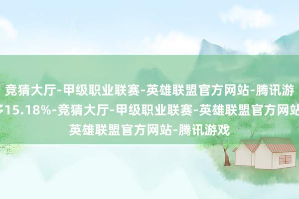 竞猜大厅-甲级职业联赛-英雄联盟官方网站-腾讯游戏同比增多15.18%-竞猜大厅-甲级职业联赛-英雄联盟官方网站-腾讯游戏